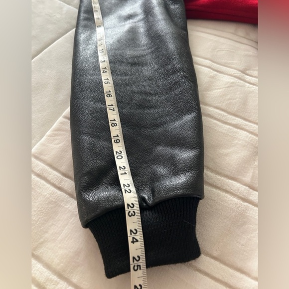 Vintage AMA Pro Racing Leather Wool Jacket Sz L Excellent - Picture 8 of 12